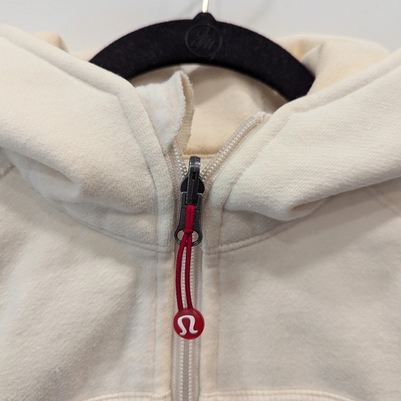 Lululemon Scuba Hoodie Cream & Black - Picture 4 of 6